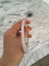 Load image into Gallery viewer, 55.5mm Certified Type A 100% Natural sunny green/purple/red (福禄寿) thin Jadeite Jade bangle U67-1443