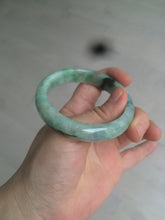 Load image into Gallery viewer, 52.8mm Certified Type A 100% Natural sunny green/purple/gray/black Jadeite Jade bangle C18-9769