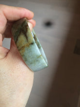 Load image into Gallery viewer, 52mm certified Type A 100% Natural sugar brown/red/green/white oil painting style square Jadeite Jade bangle D3-2745