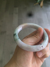 Load image into Gallery viewer, 55.5mm Certified 100% natural Type A green/purple/red (福禄寿)jadeite jade bangle U90-0518