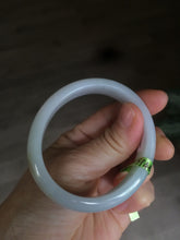 Load image into Gallery viewer, 51.5mm Certified Type A 100% Natural light green/yellow jadeite jade bangle A58-2868