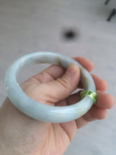 Load image into Gallery viewer, 57.8mm Certified Type A 100% Natural light green/brown Jadeite Jade bangle Z81-5732