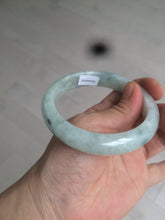 Load image into Gallery viewer, 58mm Certified Type A 100% Natural icy light green Jadeite Jade bangle C27-2362