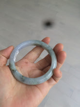 Load image into Gallery viewer, Reserved!. Please don't order. Thanks. 58.6mm certified type A 100% Natural green/purple/gray Jadeite Jade bangle G108-3543