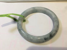 Load image into Gallery viewer, 56.5mm certificated Type A 100% Natural white/green/blue Jadeite Jade bangle Q86-1602