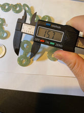 Load image into Gallery viewer, 100% Natural watery safe and sound mom and daughter buckle dangling jadeite Jade earring AS2