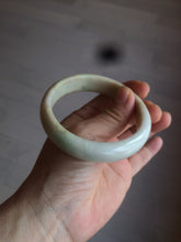 Load image into Gallery viewer, 58.3mm Type A 100% Natural sunny green/yellow Jadeite bangle AF75
