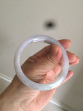 Load image into Gallery viewer, 56.2 mm certified Type A 100% Natural light green/yellow/purple Jadeite Jade bangle AD89-0367