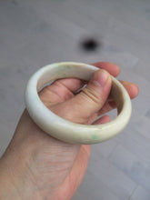 Load image into Gallery viewer, 58.3mm Type A 100% Natural sunny green/yellow Jadeite bangle AF75