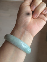 Load image into Gallery viewer, 52.6mm Type A 100% Natural light green Jadeite Jade bangle GC34-0529(add on item)
