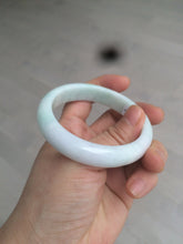 Load image into Gallery viewer, 53.8mm certified 100% natural Type A fresh light green/purple/white jadeite jade bangle AB72-9458