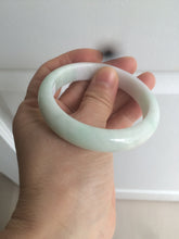 Load image into Gallery viewer, 53.8mm certified 100% natural Type A fresh light green/purple/white jadeite jade bangle AB72-9458