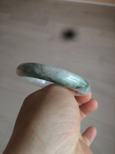 Load image into Gallery viewer, 54.5mm certified Type A 100% Natural green/purple/yellow (FU LU Shou)  jadeite jade bangle AB71-9798