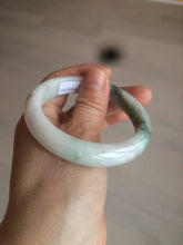 Load image into Gallery viewer, 54.5mm certified Type A 100% Natural green/purple/yellow (FU LU Shou)  jadeite jade bangle AB71-9798