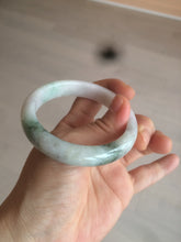 Load image into Gallery viewer, 54.5mm certified Type A 100% Natural green/purple/yellow (FU LU Shou)  jadeite jade bangle AB71-9798
