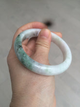 Load image into Gallery viewer, 54.5mm certified Type A 100% Natural green/purple/yellow (FU LU Shou)  jadeite jade bangle AB71-9798
