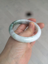 Load image into Gallery viewer, 54.5mm certified Type A 100% Natural green/purple/yellow (FU LU Shou)  jadeite jade bangle AB71-9798