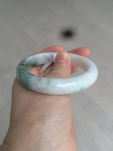 Load image into Gallery viewer, 54.5mm certified Type A 100% Natural green/purple/yellow (FU LU Shou)  jadeite jade bangle AB71-9798