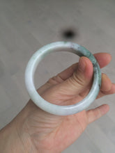 Load image into Gallery viewer, 54.5mm certified Type A 100% Natural green/purple/yellow (FU LU Shou)  jadeite jade bangle AB71-9798