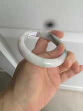 Load image into Gallery viewer, 54.5mm certified Type A 100% Natural green/purple/yellow (FU LU Shou)  jadeite jade bangle AB71-9798