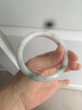 Load image into Gallery viewer, 54.5mm certified Type A 100% Natural green/purple/yellow (FU LU Shou)  jadeite jade bangle AB71-9798