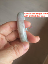 Load image into Gallery viewer, Type A 100% Natural sunny green purple Jadeite Jade bangle GC33-9785 (add on item)