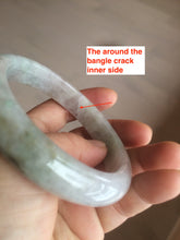 Load image into Gallery viewer, Type A 100% Natural sunny green purple Jadeite Jade bangle GC33-9785 (add on item)