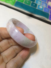 Load image into Gallery viewer, 50mm certified Type A 100% Natural green/purple/yellow (FU LU SHOU) Jadeite Jade bangle AS46-2626
