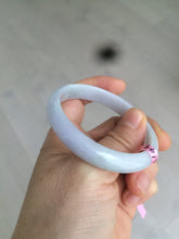 Load image into Gallery viewer, 51.3mm Certified Type A 100% Natural green light purple Jadeite Jade oval bangle AD53-3154