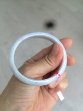 Load image into Gallery viewer, 51.3mm Certified Type A 100% Natural green light purple Jadeite Jade oval bangle AD53-3154