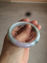 Load image into Gallery viewer, 54.5mm certified Type A 100% Natural green/purple/white  jadeite jade bangle AB69-9790