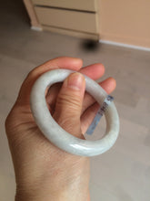 Load image into Gallery viewer, 52.4 mm Certified Type A 100% Natural white Jadeite Jade bangle D2-1408
