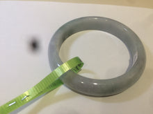 Load image into Gallery viewer, 57mm certificated Type A 100% Natural light green Jadeite Jade bangle L88-1110