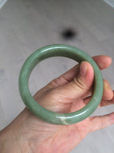 Load image into Gallery viewer, 60.8mm certified 100% Natural green/yellow nephrite Jade bangle HT48-8448