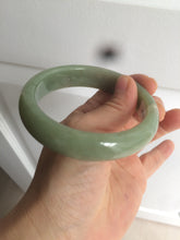 Load image into Gallery viewer, 60.8mm certified 100% Natural green/yellow nephrite Jade bangle HT48-8448