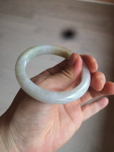 Load image into Gallery viewer, 52.6mm 100% natural certified green/white/yellow jadeite jade bangle W91-1957