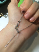 Load image into Gallery viewer, 1mm adjustable silver color stainless steel needle end necklace thin chains DIY supply XY5