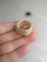 Load image into Gallery viewer, Fashion jewelry All new Stainless Steel Bird Nest band Ring size 8 1/2 FJ1