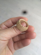 Load image into Gallery viewer, Fashion jewelry All new Stainless Steel Bird Nest band Ring size 8 1/2 FJ1