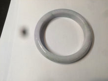 Load image into Gallery viewer, 55.5mm Certified Type A 100% Natural light green/white Jadeite Jade bangle AM58-4204