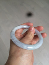 Load image into Gallery viewer, 55.7mm certified 100% natural green/white/purple/yellow(FU LU SHOU) round cut jadeite jade bangle U94-8994