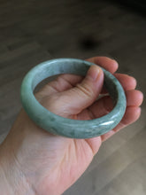 Load image into Gallery viewer, 59mm Certified Type A 100% Natural green jadeite jade bangle group AC38