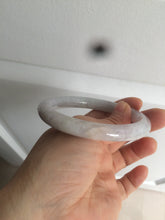 Load image into Gallery viewer, 55.7mm certified 100% natural green/white/purple/yellow(FU LU SHOU) round cut jadeite jade bangle U94-8994