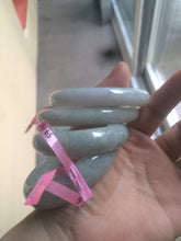 Load image into Gallery viewer, 50-52 mm Type A 100% Natural light green/white Jadeite Jade baby/little kids/small adult hand AB11-1/2/3