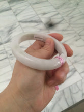 Load image into Gallery viewer, 58mm Certified Type A 100% Natural green/white Jadeite Jade bangle AB57-9281