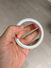Load image into Gallery viewer, 52.8mm Certificated light green, white, purple jadeite jade bangle AS10-9457