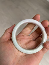 Load image into Gallery viewer, 52.8mm Certificated light green, white, purple jadeite jade bangle AS10-9457