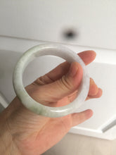 Load image into Gallery viewer, 55.7mm certified 100% natural Type A  green/white/purple jadeite jade bangle AF14-8935