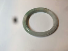 Load image into Gallery viewer, 49mm Type A 100% Natural light green/brown oval Jadeite Jade bangle AM63-6629