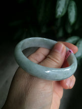 Load image into Gallery viewer, 50-52 mm Type A 100% Natural light green/white Jadeite Jade baby/little kids/small adult hand AB11-1/2/3